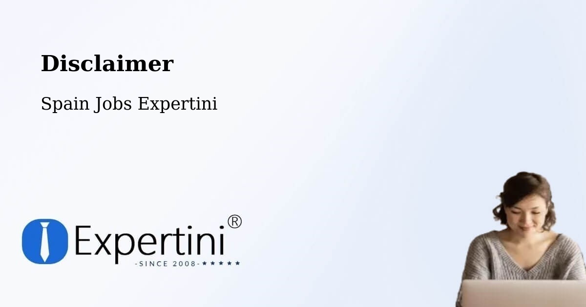 Disclaimer – Elda - Spain Jobs Expertini